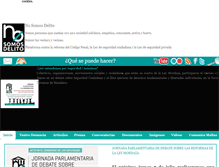 Tablet Screenshot of nosomosdelito.net
